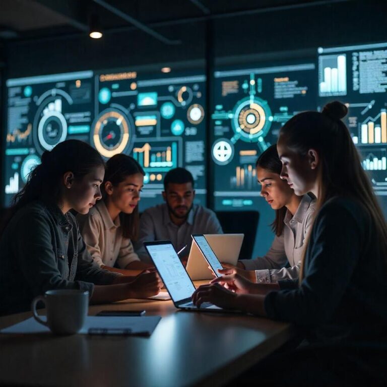 Users engaging with the Eporer platform on digital devices, showcasing a vibrant community and tools for personal development and skill-building.