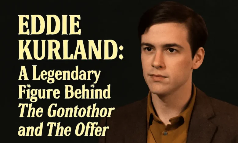 Eddie Kurland working behind the scenes on The Godfather set, showcasing his legendary contributions to iconic film production.