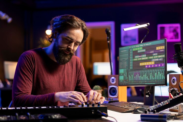 RemixPapa MSW interface showcasing AI-powered remix tools, sound library, and cross-platform music production features.
