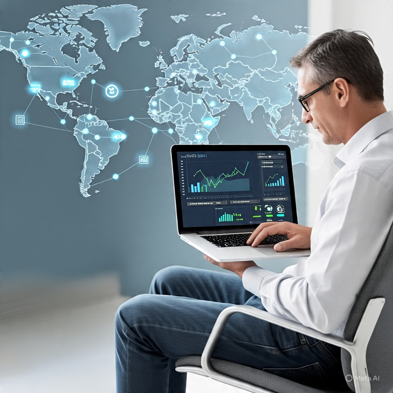 Entrepreneur using digital strategies to boost online sales with Garage2Global growth tools, SEO, and marketing analytics.